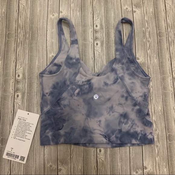 NWT lululemon align tank diamond dye iced iris - Picture 4 of 4